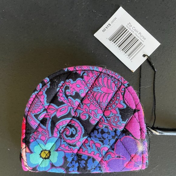Vera Bradley Floral Fiesta Coin Purse - Picture 2 of 2